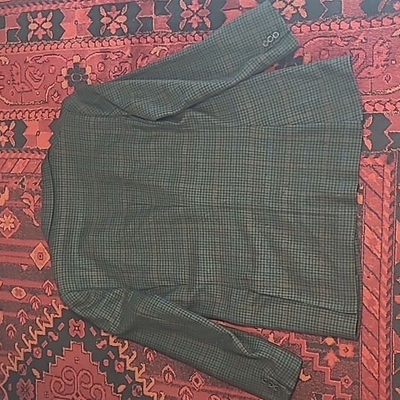 RARE BRIONI HOUNDSTOOTH PLAID MULTICOLORED SPORT COAT BLAZER - Picture 5 of 16